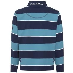 Lazy Jacks Men’s ¼ Zip Striped Sweatshirt - Teal 7 Lazy Jacks Men’s ¼ Zip Striped Sweatshirt - Teal -Fashionable Man 1 4 zip strped s shirt teal 3