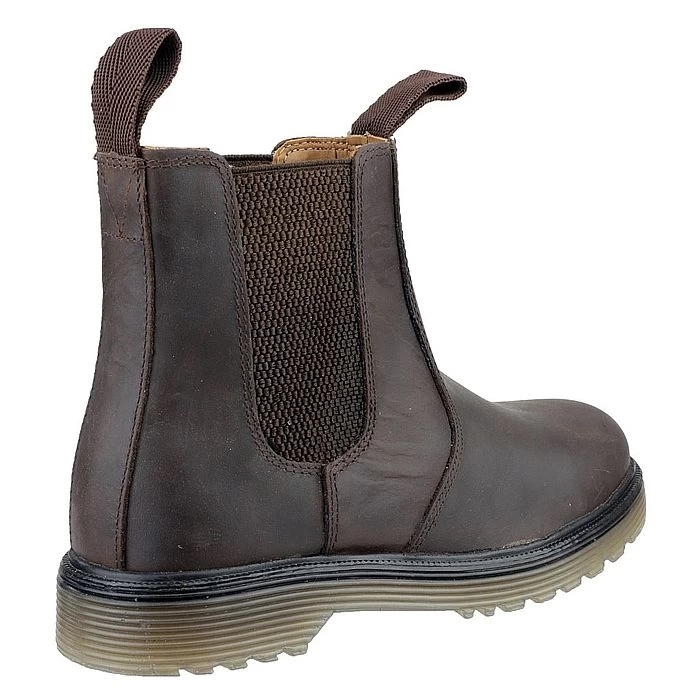 Amblers Unisex Chelmsford Dealer Boots – Brown 3 Amblers Unisex Chelmsford Dealer Boots – Brown - Image 3