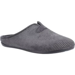Cotswold Men's Blackbird Mule Slipper - Grey