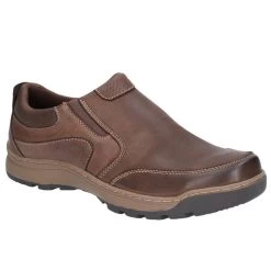 Hush Puppies Men’s Jasper Slip On Trainers - Brown