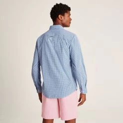 Joules Men's Abbot Shirt - Blue Gingham -Fashionable Man 885960 c 2