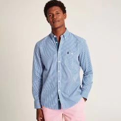 Joules Men's Abbot Shirt - Blue Gingham
