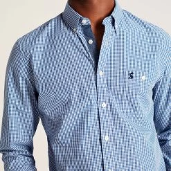 Joules Men's Abbot Shirt - Blue Gingham -Fashionable Man 885960 c 4