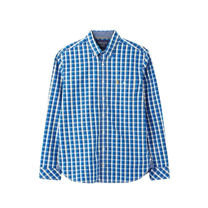Joules Men’s Abbott Classic Fit Poplin Shirt – Blue/Yellow Check 6 Joules Men’s Abbott Classic Fit Poplin Shirt – Blue/Yellow Check - Image 6