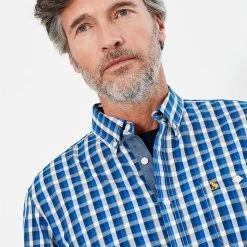 Joules Men’s Abbott Classic Fit Poplin Shirt – Blue/Yellow Check 19 Joules Men’s Abbott Classic Fit Poplin Shirt – Blue/Yellow Check -Fashionable Man abbott classic bluyelchk s 9