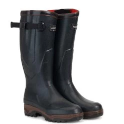 Aigle Men's Parcours 2 ISO Wellington Boot - Bronze -Fashionable Man aigle men s parcours 2 iso wellington boot bronze 3 1