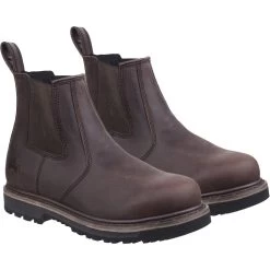 Amblers Carlisle Dealer Boots – Brown