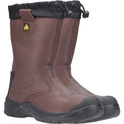 Amblers Men's AS245 Torridge Rigger Safety Boots - Brown