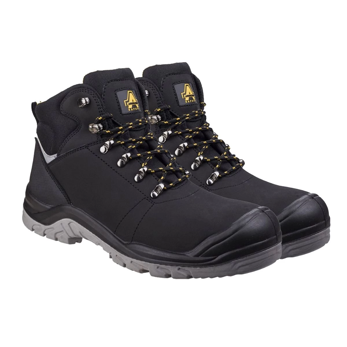 Amblers Men's AS252 Delamere Safety Boots - Black 7 Amblers Men's AS252 Delamere Safety Boots - Black - Image 7