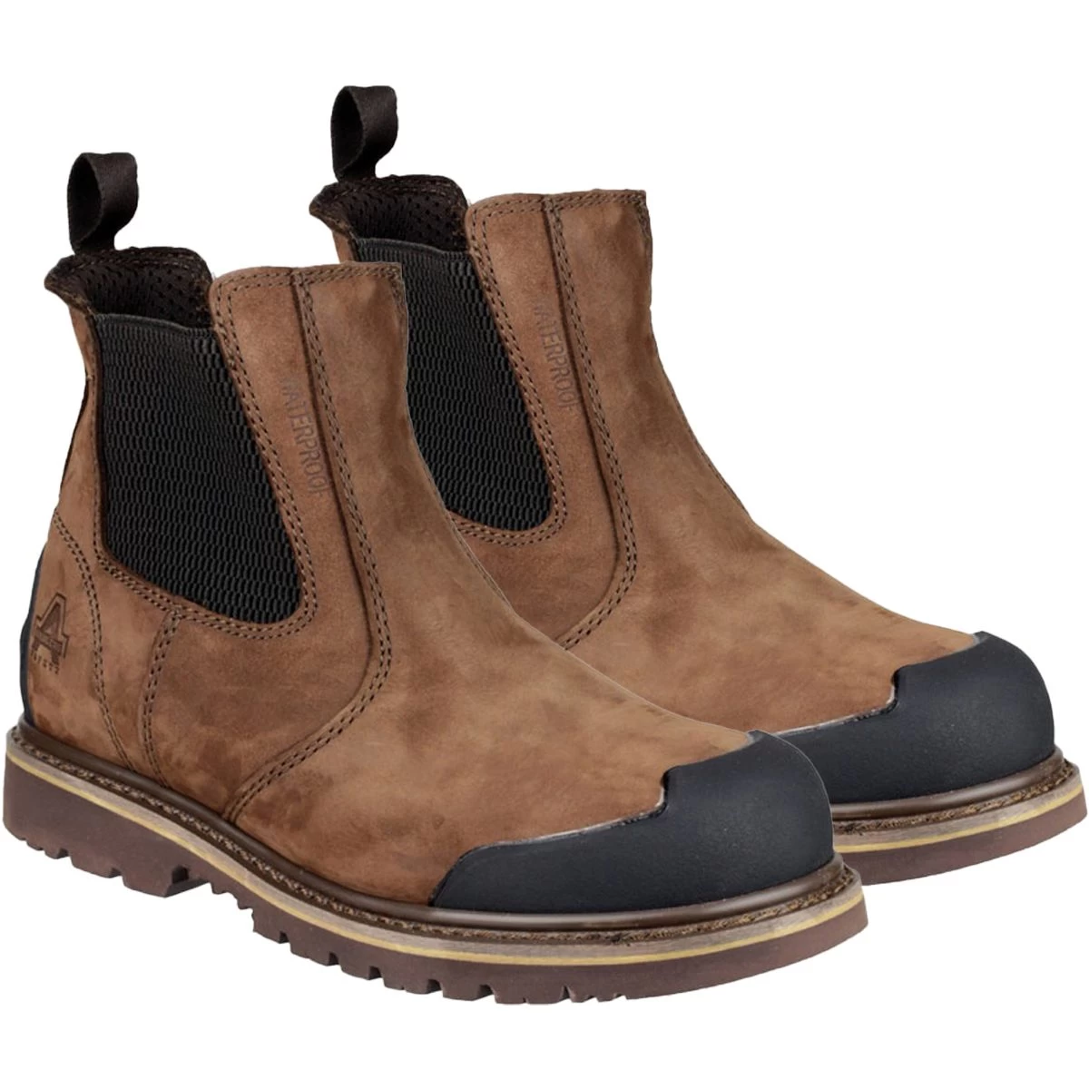 Amblers Men's FS225 Chelsea Safety Boots - Brown 7 Amblers Men's FS225 Chelsea Safety Boots - Brown - Image 7