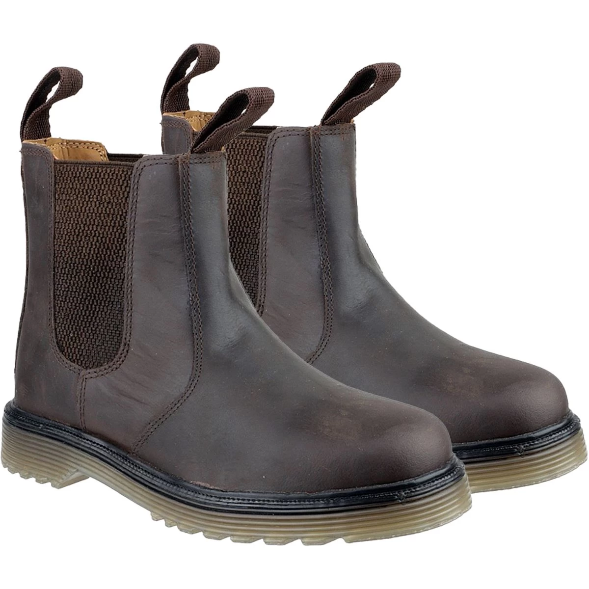 Amblers Unisex Chelmsford Dealer Boots – Brown 1 Amblers Unisex Chelmsford Dealer Boots – Brown