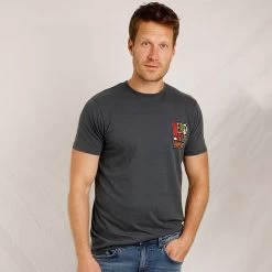 Weird Fish Men's Fish Fest Graphic T-shirt - Navy -Fashionable Man artist t fish fest nvy 1