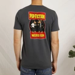 Weird Fish Men's Pup Fiction Graphic T-shirt - Navy -Fashionable Man artist t pup fiction navy 4