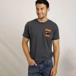 Weird Fish Men's Pup Fiction Graphic T-shirt - Navy