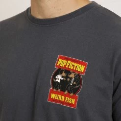 Weird Fish Men's Pup Fiction Graphic T-shirt - Navy -Fashionable Man artist t pup fiction navy 6