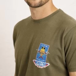 Weird Fish Men's Thrill To Drill Graphic T-shirt - Lichen -Fashionable Man artist t thrill to drill lichen 6