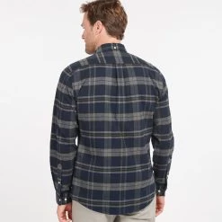 Barbour Men's Betsom Tailored Shirt - Grey Marl -Fashionable Man barbour betsom tld shirt grymrl 4