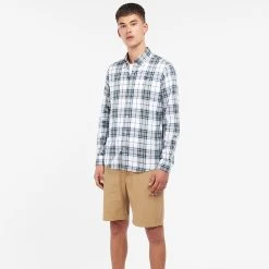 Barbour Men's Blakelow Tailored Long Sleeve Shirt - Agave Green 8 Barbour Men's Blakelow Tailored Long Sleeve Shirt - Agave Green -Fashionable Man barbour blakelow tf agave g 2