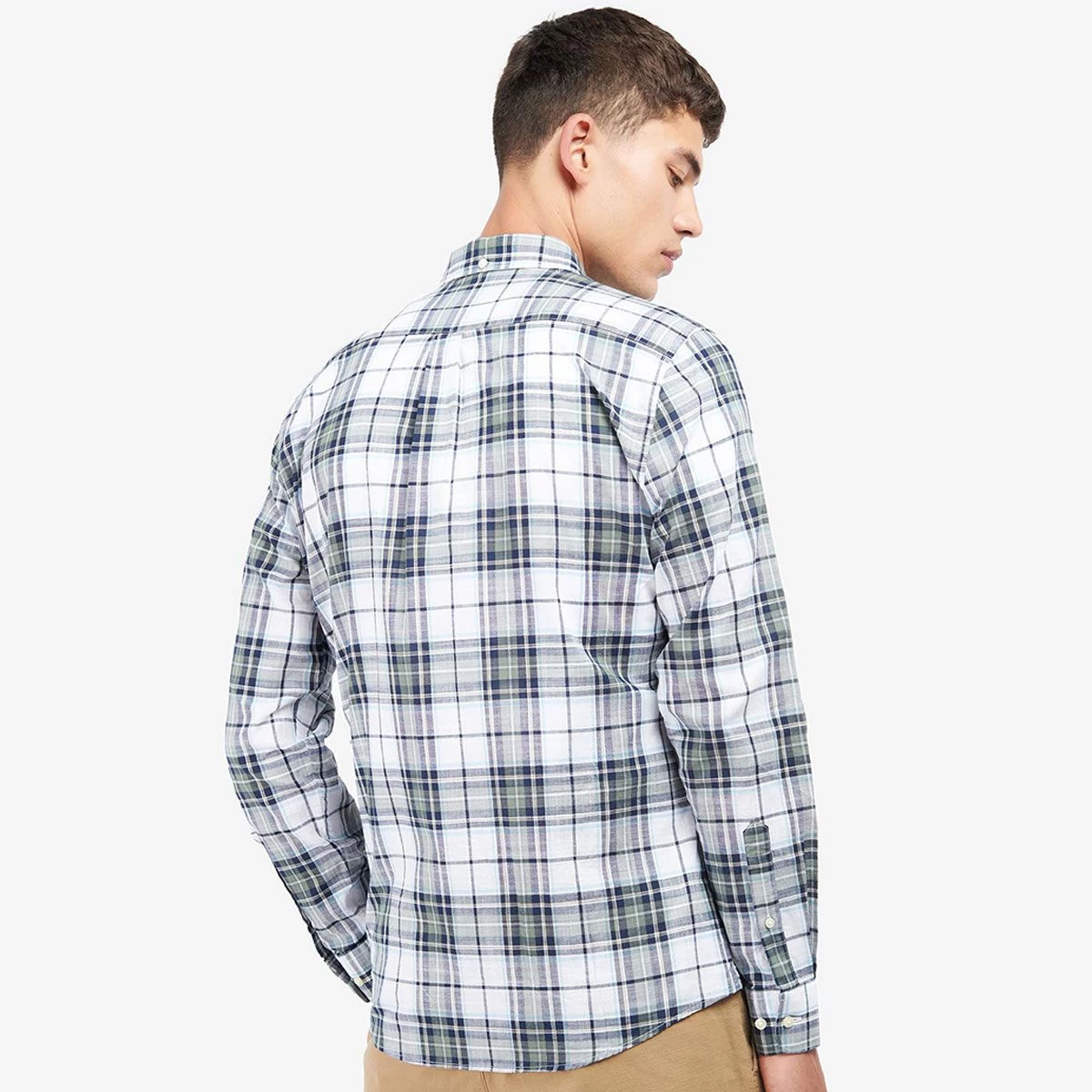 Barbour Men's Blakelow Tailored Long Sleeve Shirt - Agave Green 2 Barbour Men's Blakelow Tailored Long Sleeve Shirt - Agave Green - Image 2