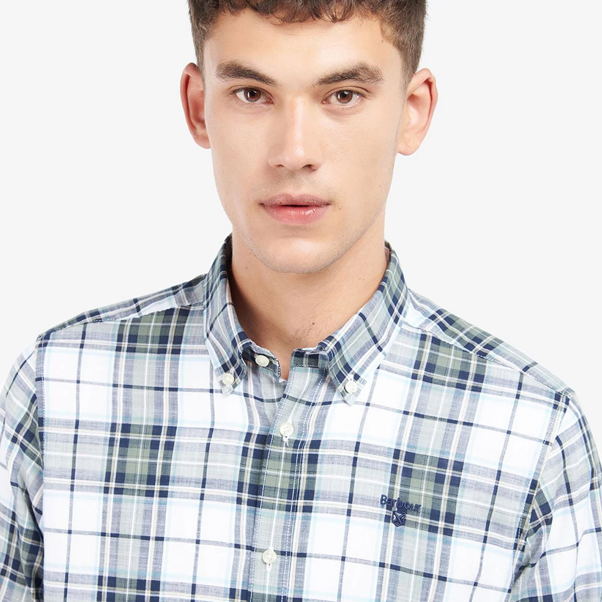 Barbour Men's Blakelow Tailored Long Sleeve Shirt - Agave Green 5 Barbour Men's Blakelow Tailored Long Sleeve Shirt - Agave Green - Image 5