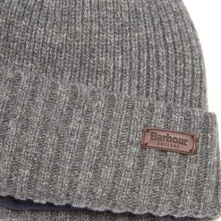 Barbour Men's Carlton Beanie - Grey 8 Barbour Men's Carlton Beanie - Grey -Fashionable Man barbour carlton beanie grey 4