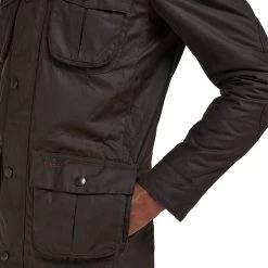 Barbour Corbridge Wax Jacket - Rustic -Fashionable Man barbour corbridge wax jacket rustic 3