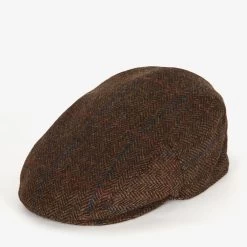 Barbour Crieff Cap – Dark Brown -Fashionable Man barbour crieff flat cap dk brn 1 1