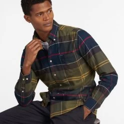 Barbour Men's Edderton Tailored Shirt - Classic Tartan -Fashionable Man barbour edderton shirt classic 1