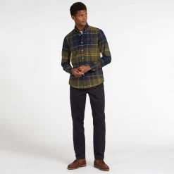 Barbour Men's Edderton Tailored Shirt - Classic Tartan -Fashionable Man barbour edderton shirt classic 3