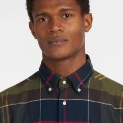 Barbour Men's Edderton Tailored Shirt - Classic Tartan -Fashionable Man barbour edderton shirt classic 5