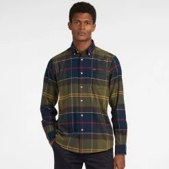 Barbour Men's Edderton Tailored Shirt - Classic Tartan -Fashionable Man barbour edderton shirt classic 6 1