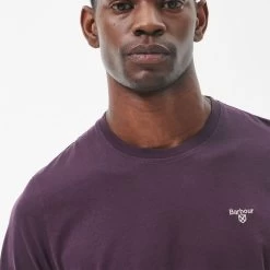 Barbour Men's Essential Sports T-Shirt - Fig -Fashionable Man barbour ess sports tee fig 5