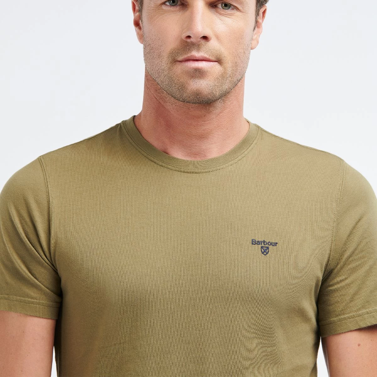 Barbour Men's Essential Sports T-Shirt - Mid Olive 3 Barbour Men's Essential Sports T-Shirt - Mid Olive - Image 3