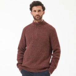 Barbour Men's Horseford Half Zip Sweatshirt - Cinnamon 15 Barbour Men's Horseford Half Zip Sweatshirt - Cinnamon -Fashionable Man barbour horseford 1 2 zip cinmn 1 1