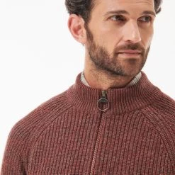 Barbour Men's Horseford Half Zip Sweatshirt - Cinnamon 12 Barbour Men's Horseford Half Zip Sweatshirt - Cinnamon -Fashionable Man barbour horseford 1 2 zip cinmn 5