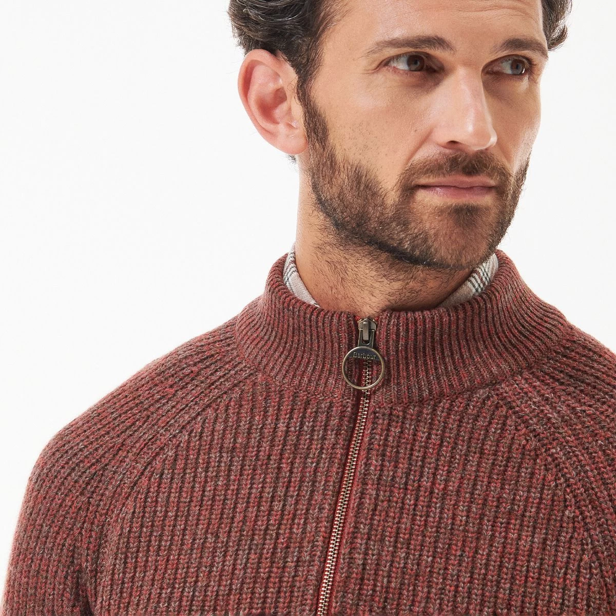 Barbour Men's Horseford Half Zip Sweatshirt - Cinnamon 5 Barbour Men's Horseford Half Zip Sweatshirt - Cinnamon - Image 5