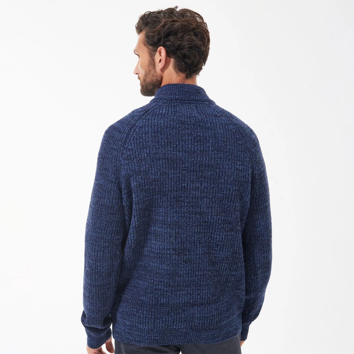 Barbour Men's Horseford Half Zip Sweatshirt - Navy 4 Barbour Men's Horseford Half Zip Sweatshirt - Navy - Image 4