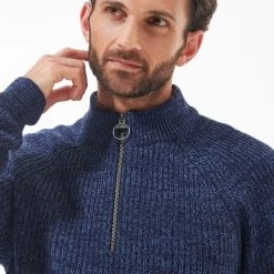 Barbour Men's Horseford Half Zip Sweatshirt - Navy 12 Barbour Men's Horseford Half Zip Sweatshirt - Navy -Fashionable Man barbour horseford 1 2 zip navy 5