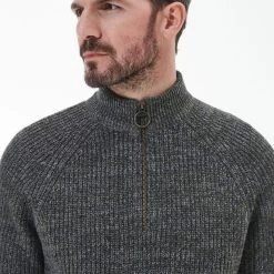 Barbour Men's Horseford Half Zip Sweatshirt - Olive 12 Barbour Men's Horseford Half Zip Sweatshirt - Olive -Fashionable Man barbour horseford 1 2 zip olive 5