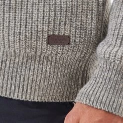 Barbour Men's Horseford Crew Neck Sweater - Stone 13 Barbour Men's Horseford Crew Neck Sweater - Stone -Fashionable Man barbour horseford crew stone 6