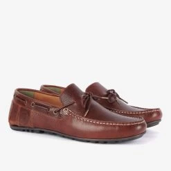 Barbour Men's Jenson Driving Shoes - Cognac