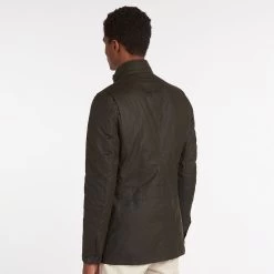 Barbour Men’s Corbridge Wax Jacket – Olive -Fashionable Man barbour men s corbridge wax jacket olive 3
