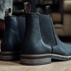 Barbour Men's Farsley Chelsea Boots – Black -Fashionable Man barbour men s farsley chelsea boots black 1 1