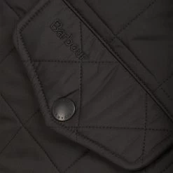 Barbour Men’s Powell Quilted Jacket – Black -Fashionable Man barbour men s powell quilted jacket black