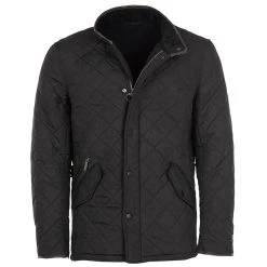 Barbour Men’s Powell Quilted Jacket – Black -Fashionable Man barbour men s powell quilted jacket black 5