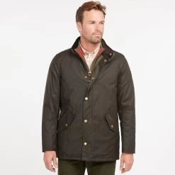 Fashionable Man -Fashionable Man barbour men s prestbury wax jacket olive