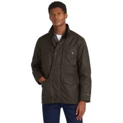 Fashionable Man -Fashionable Man barbour men s sapper wax jacket olive 4