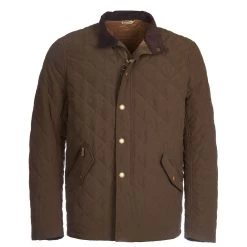 Barbour Men’s Shoveler Quilted Jacket – Dark Olive -Fashionable Man barbour men s shoveler quilted jacket dark olive 4