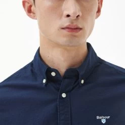 Barbour Men's Oxtown Tailored Shirt - Navy -Fashionable Man barbour oxtown tlrd shirt navy 5