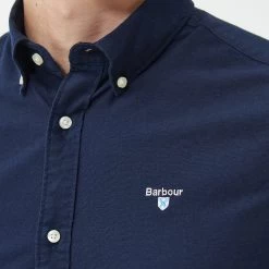 Barbour Men's Oxtown Tailored Shirt - Navy -Fashionable Man barbour oxtown tlrd shirt navy 6